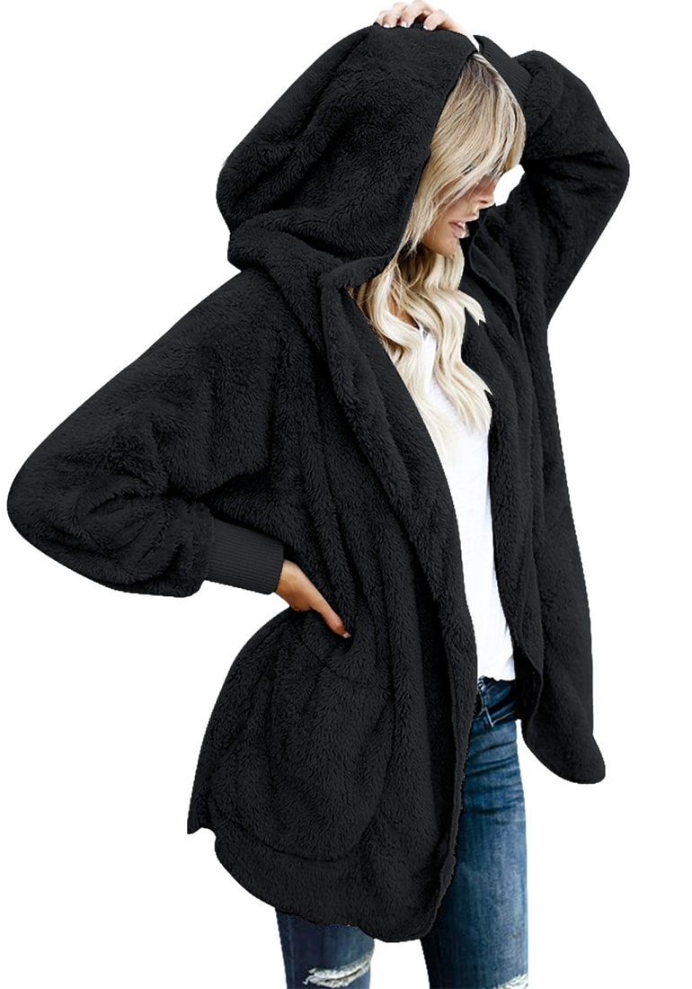 Snug-Style Fur Hoodie Jacket - Stockalone