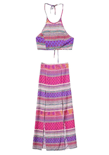 Tribal Print Co-Ord Dress | Lookbook Store