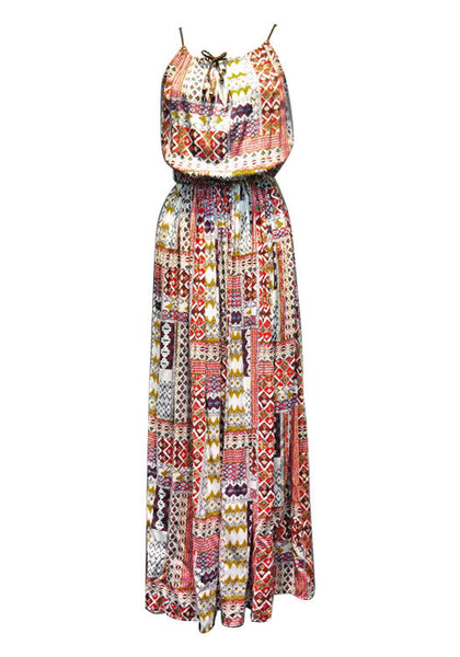 Tribal Print Maxi Dress | Lookbook Store