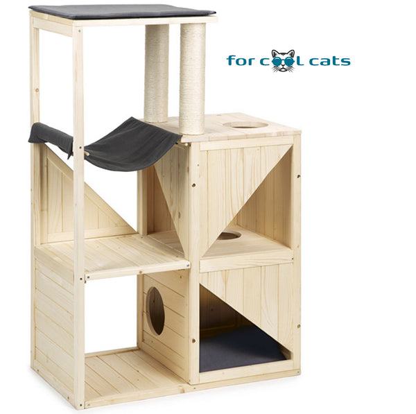 Design Krabpaal Modern Krabmeubel Hout/120 cm For Cool Cats