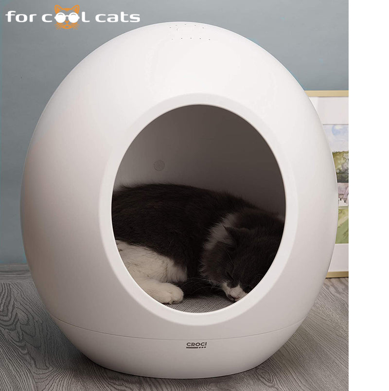 pensioen streep Lionel Green Street Kattenmand Domus met regelbare temperatuur wit 43x43x45,5cm – For Cool Cats