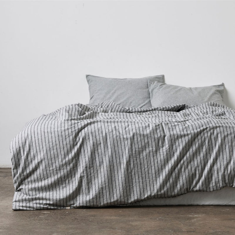 flannel duvet cover the bay