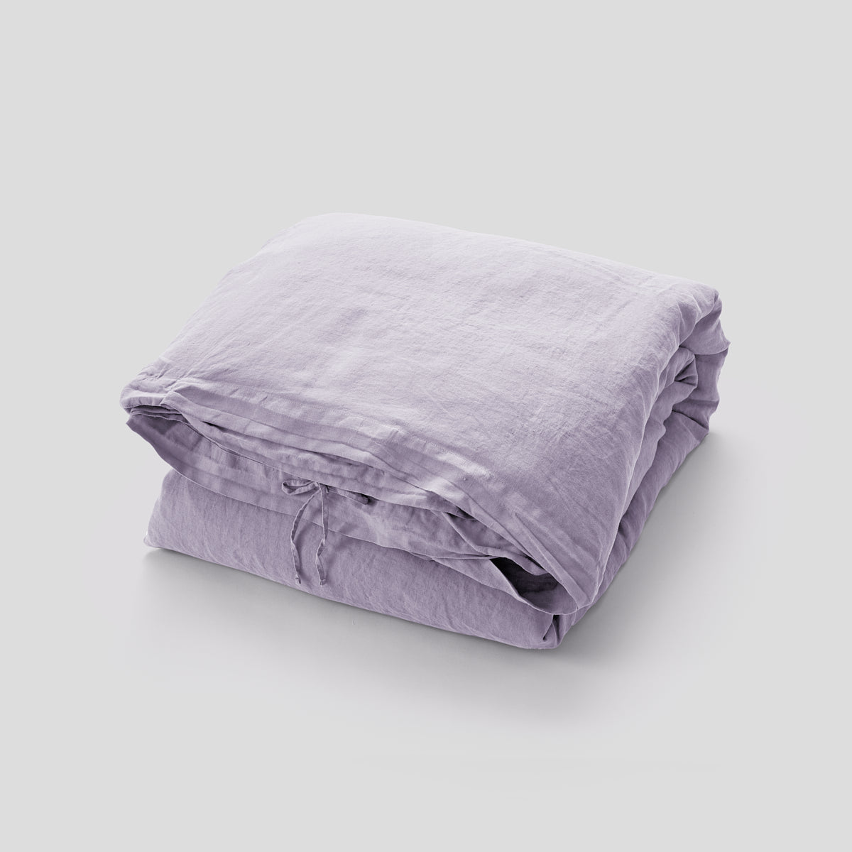 100% Linen Duvet Cover in Lilac