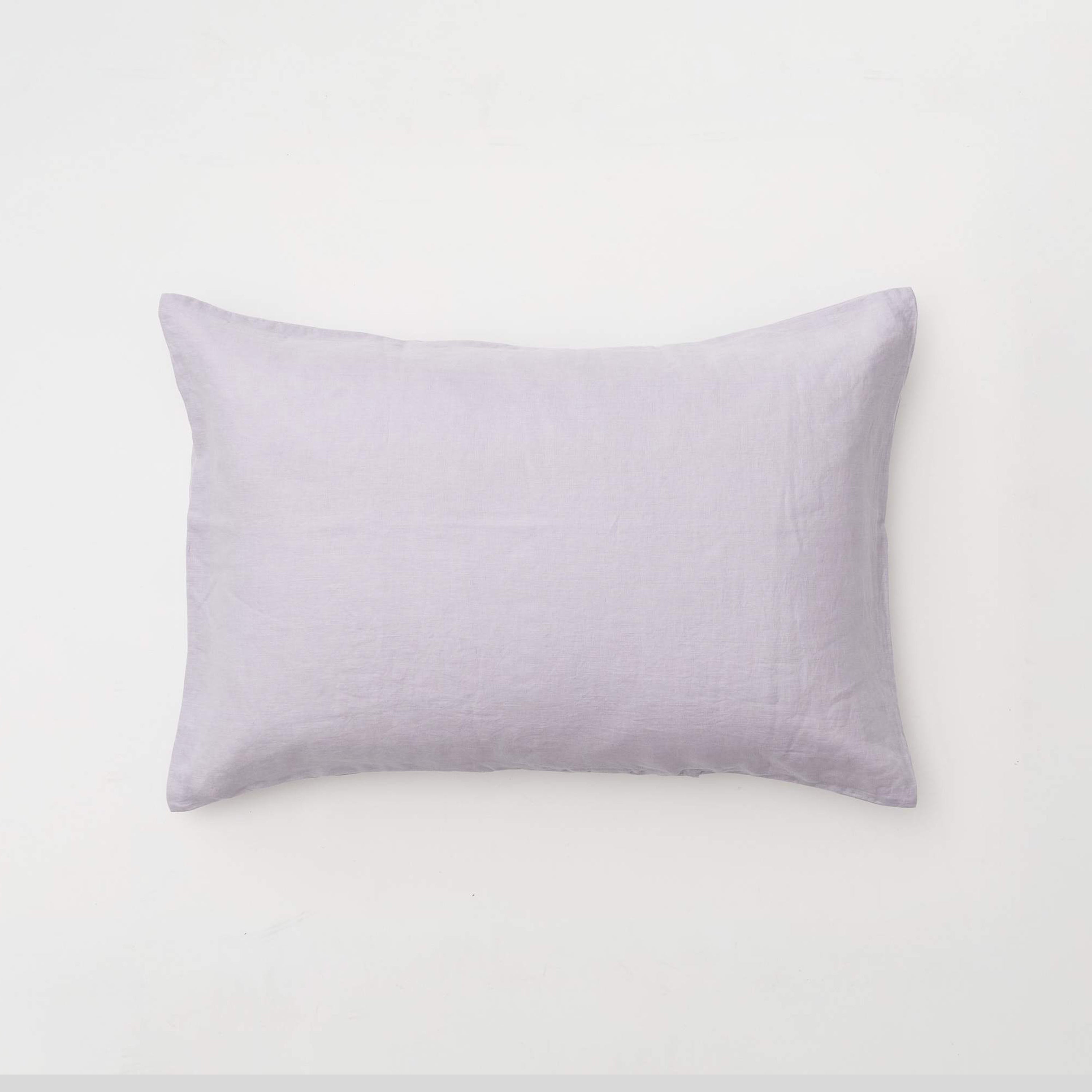 100% Linen Pillowslip Set (of two) in Lilac