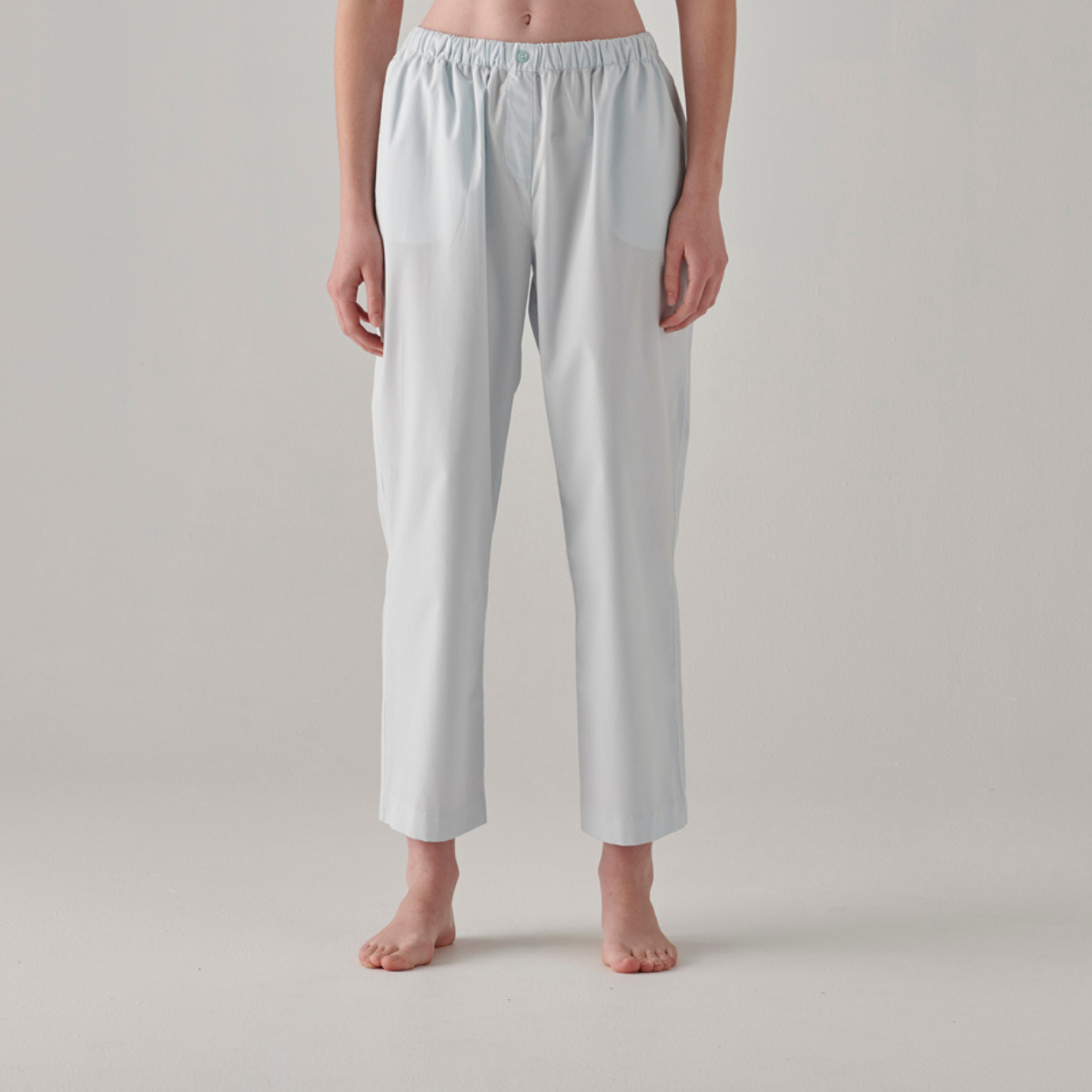 100% Organic Cotton Pants Powder Blue