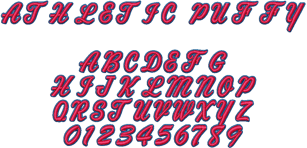 Font Collection Volume 4: Puffy Fonts