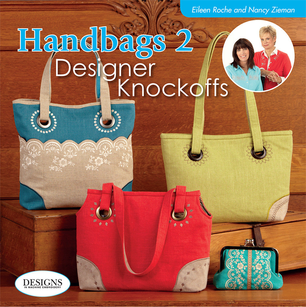 Handbags 2 Designer Knockoffs - Designs in Machine Embroidery