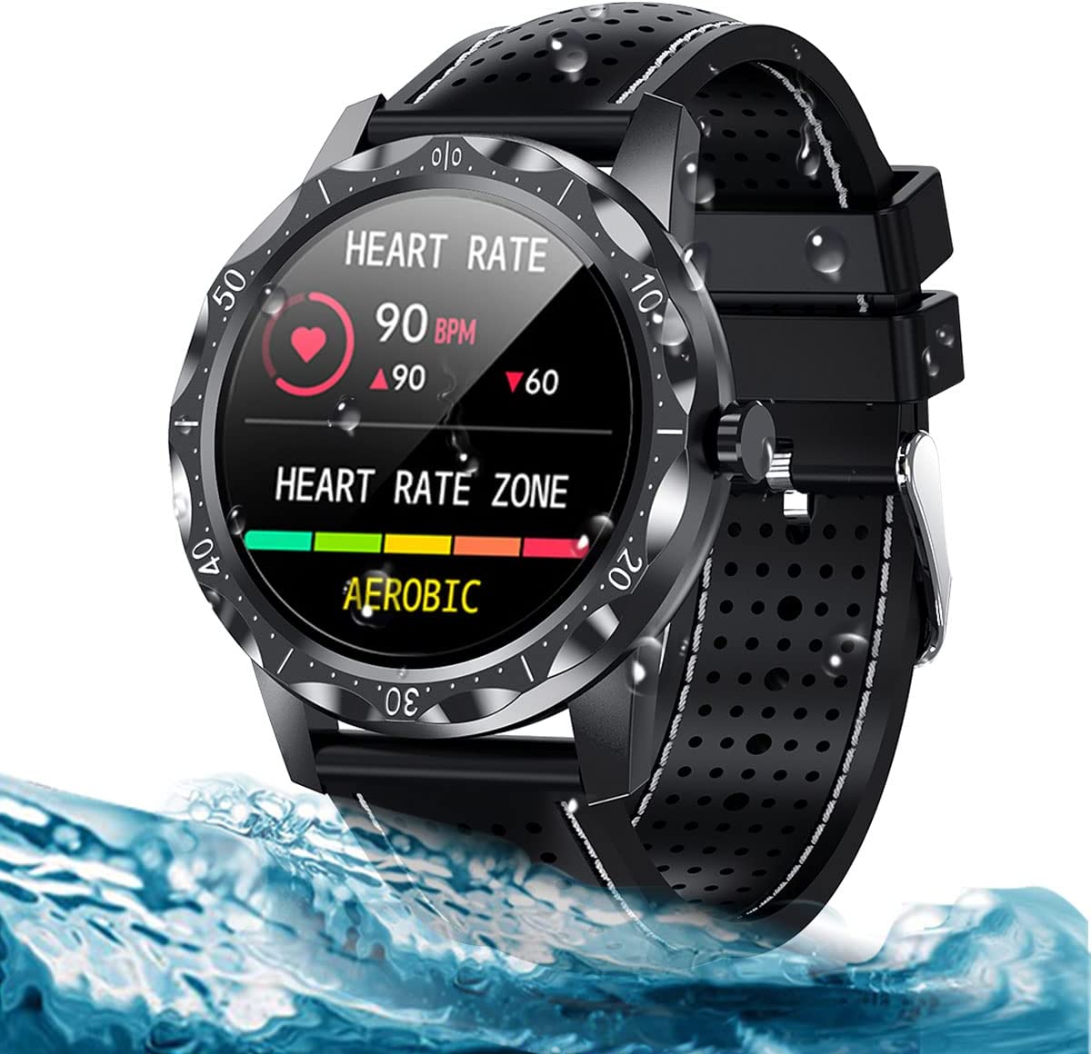 AICase Smart Watch Built-in Fitness Tracker Heart Rate Blood Oxyg – TaiMarket.com