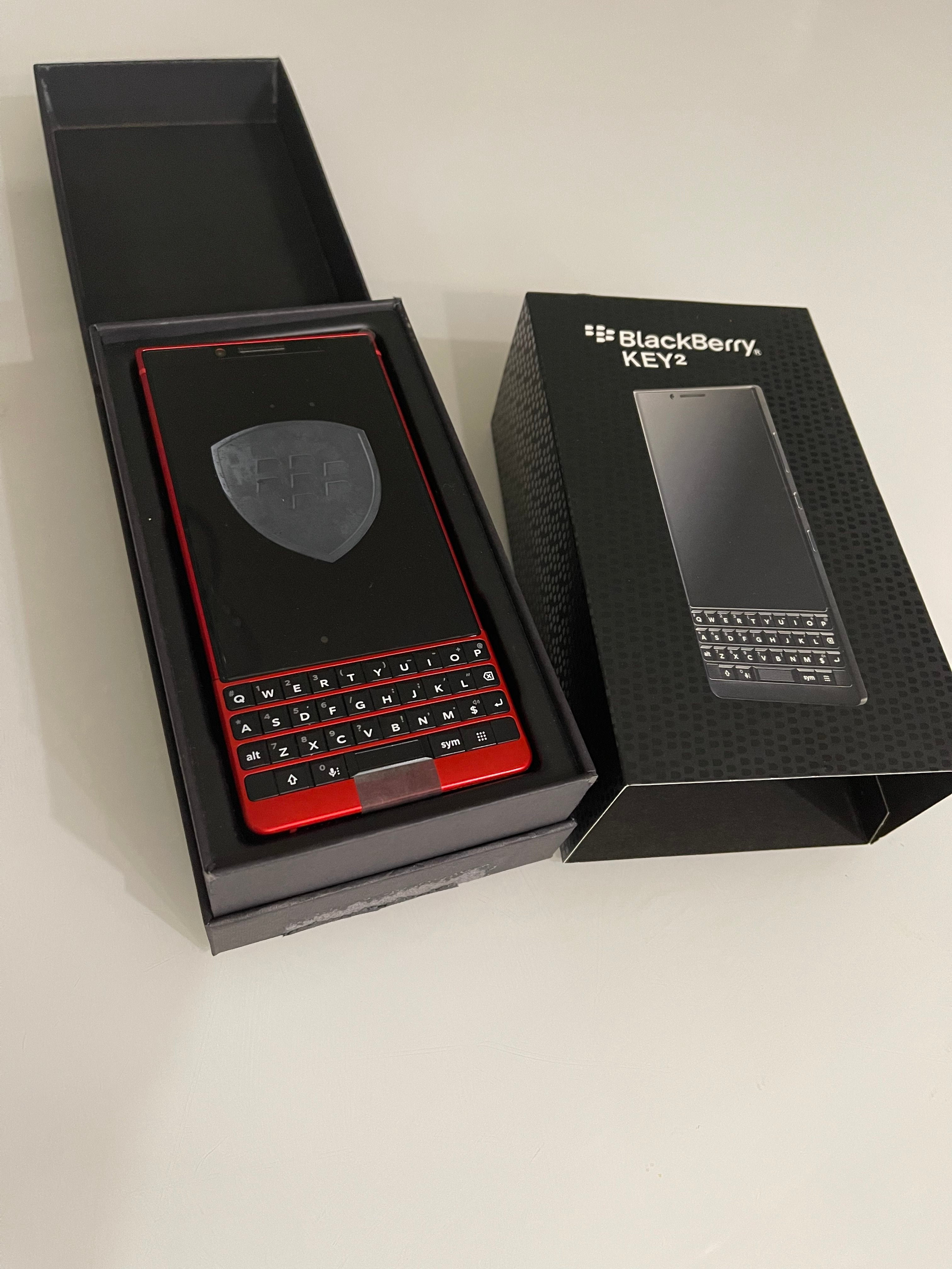 BlackBerry KEY2 128GB BBF100-9 SIMフリー 国内販売正規品 家電