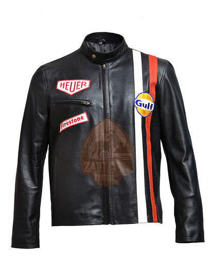 steve mcqueen leather jacket great escape