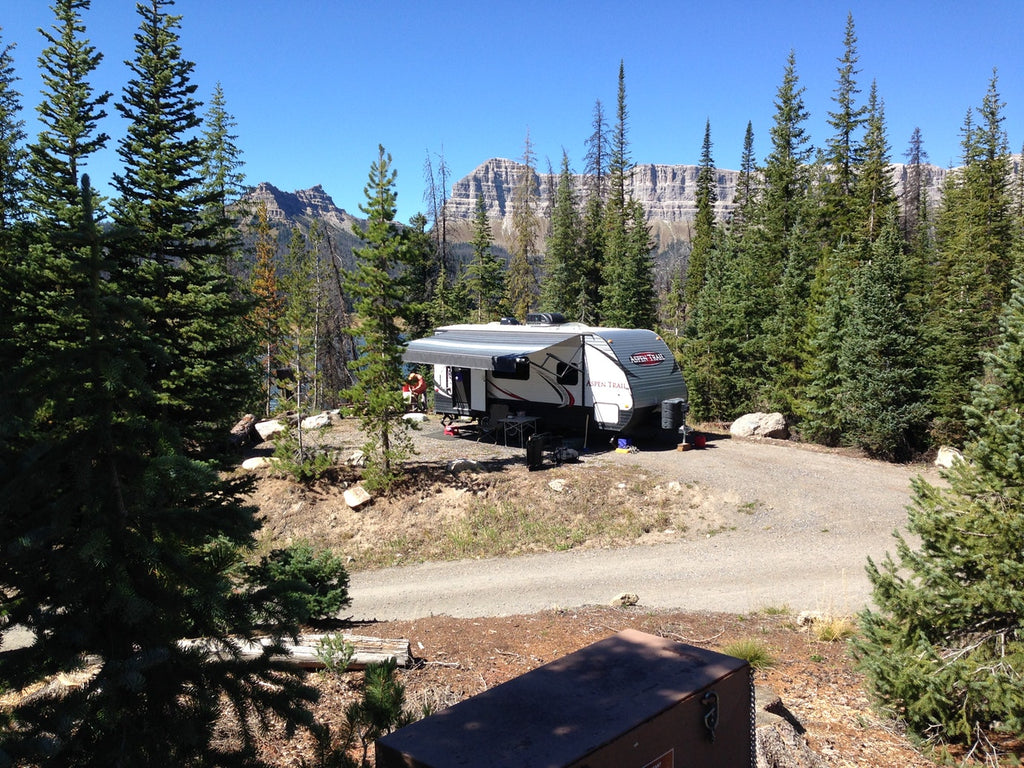 brooks lake-camping compass