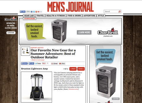 Mens Journal article screen shot