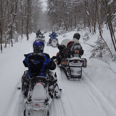 Going down the trail