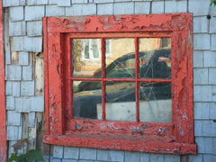 PEI shed window photo by Karen Richardson