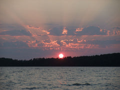 Lake of the Woods Sunset, photo by Karen Richardson