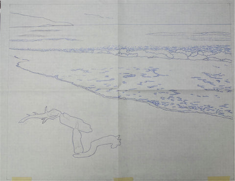 Lapping Waters layout sketch by Karen Richardson