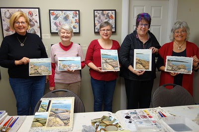 Rocky Shore class with Karen Richardson