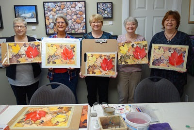 Maple Leaves workshop with Karen Richardson