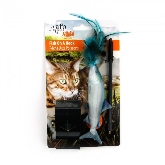All For Paws Fish on a Hook Toy