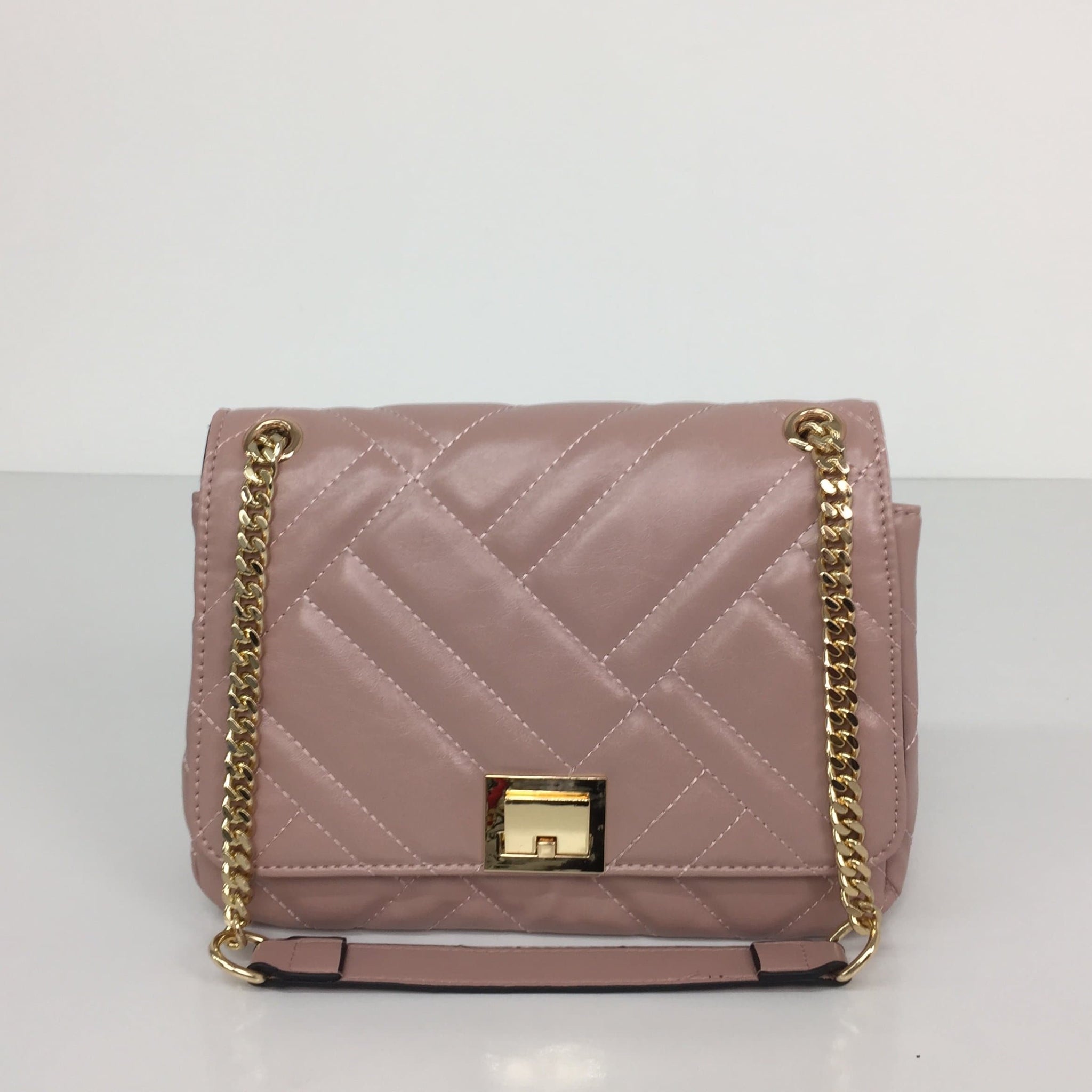 quilted chain shoulder bag