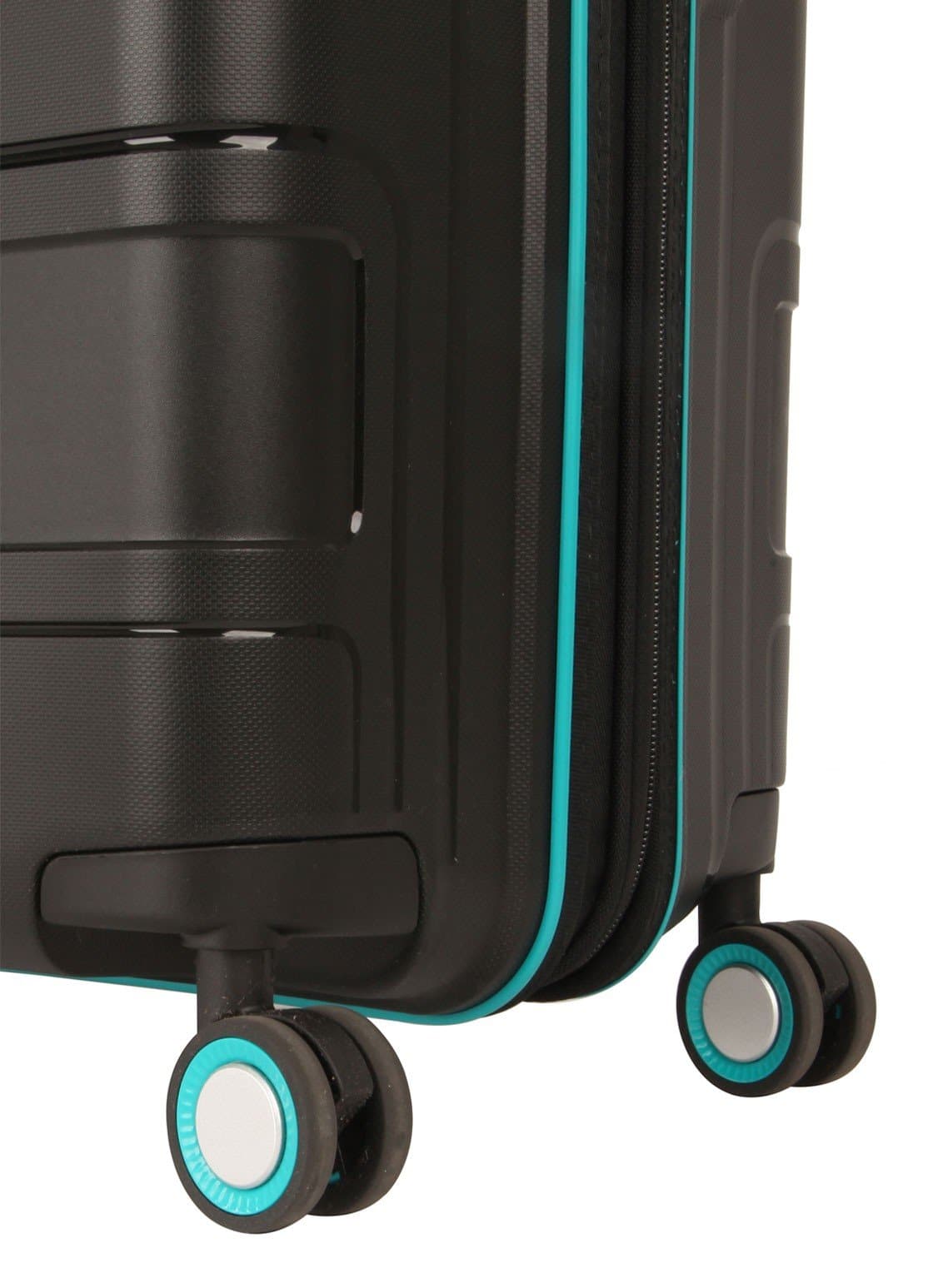 american tourister turquoise luggage