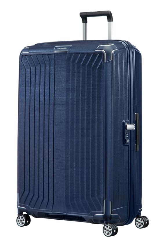 samsonite light blue luggage