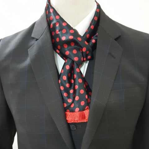 Red Polka dot Scarf