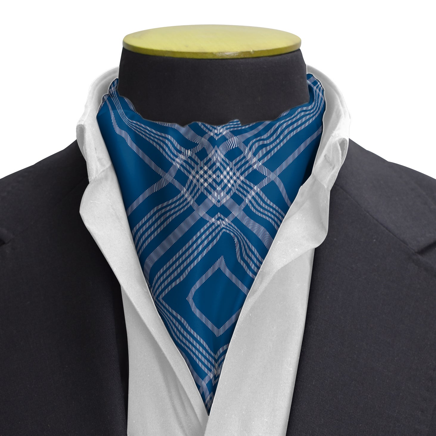 SCOTTISH BLUE SILK CRAVAT – Threaditionz