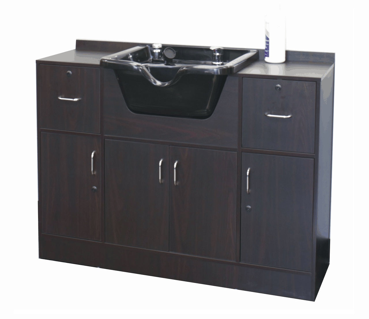 Jmo Shampoo Wet Station With Sink Walnut Asti Salon Supply