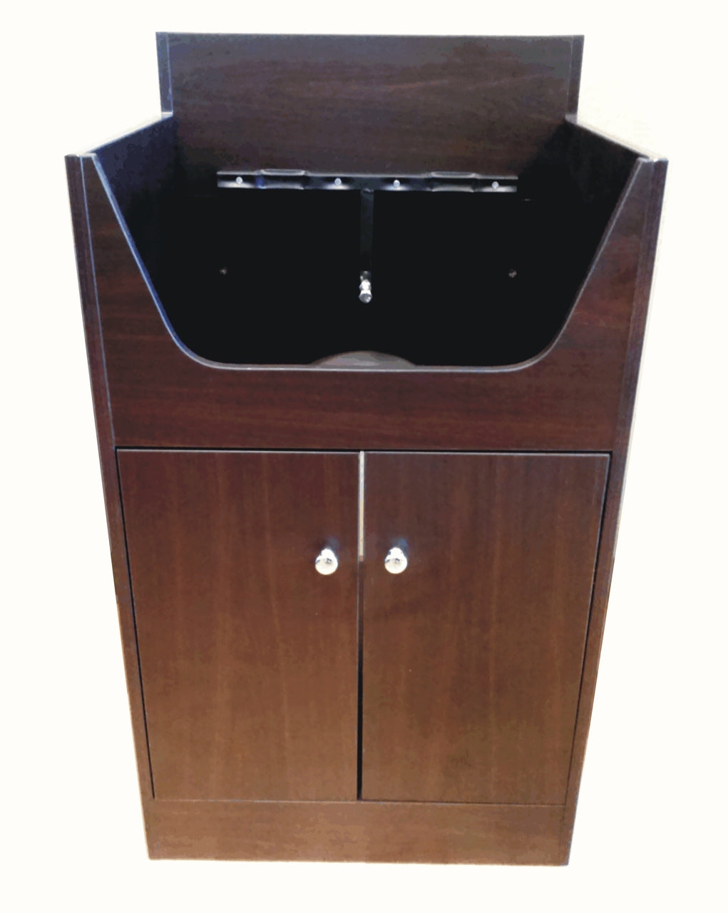 Asti Shampoo Cabinet Walnut Asti Salon Supply