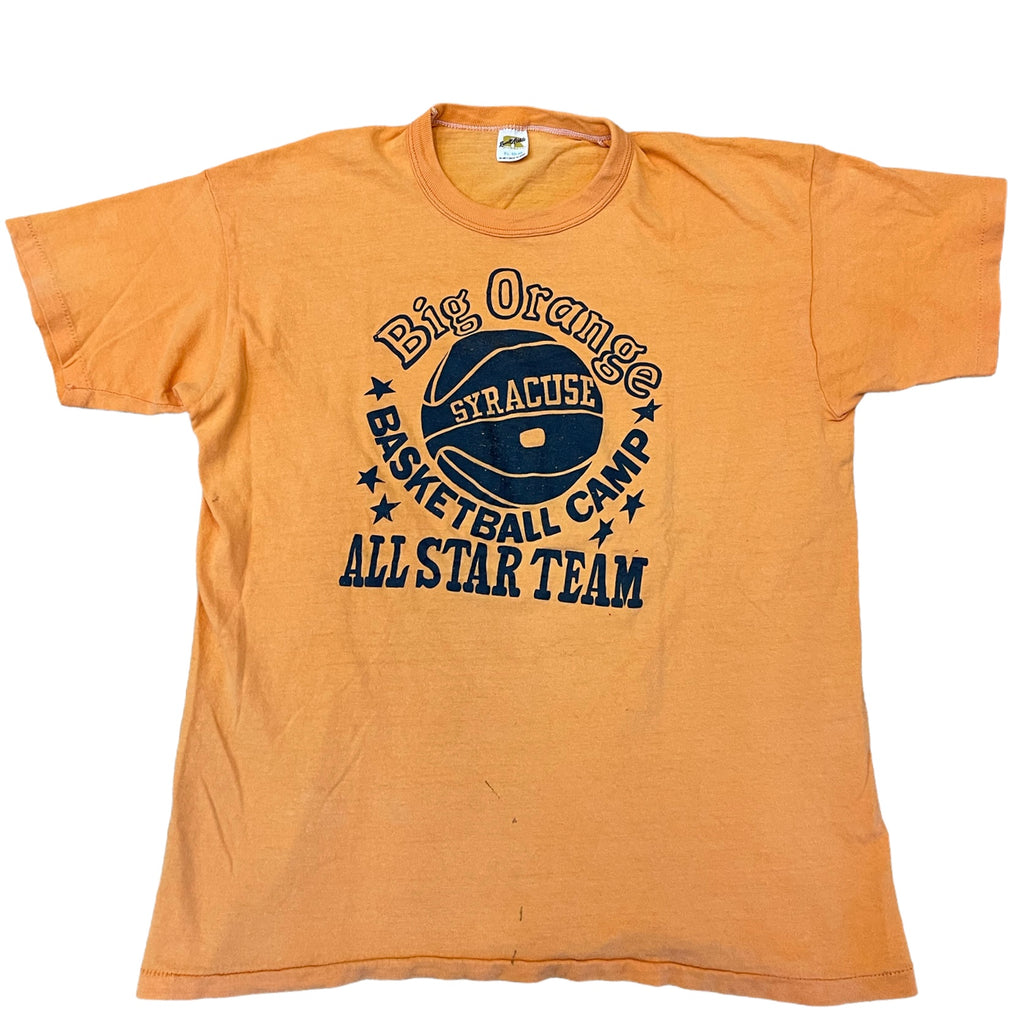Vintage Syracuse Basketball Camp Tshirt For All To Envy