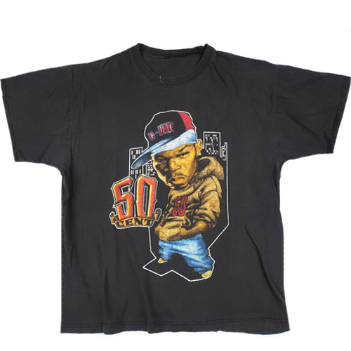 Vintage 50 Cent Get Rich Or Die Tryin' T-Shirt Hip Hop Rap T Shirt 90's ...