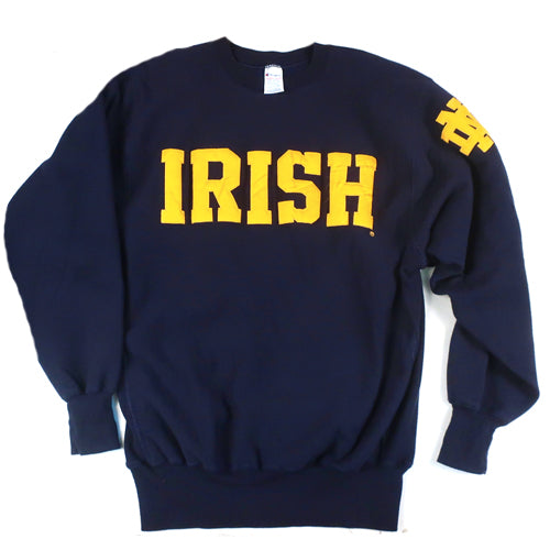 Vintage Notre Champion Reverse Weave Fighting Irish NCAA Football – For All To Envy