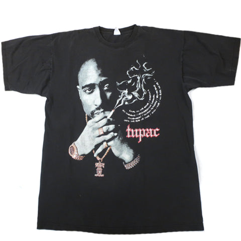 Vintage 2Pac Tupac Shakur T-Shirt 90s T-Shirt Rap Hip Hop – For All To Envy