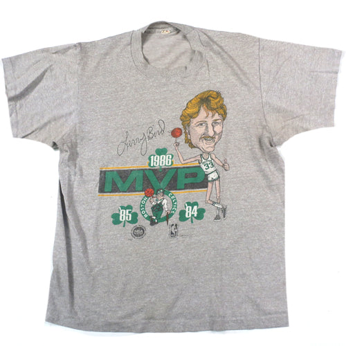 larry bird caricature t shirt