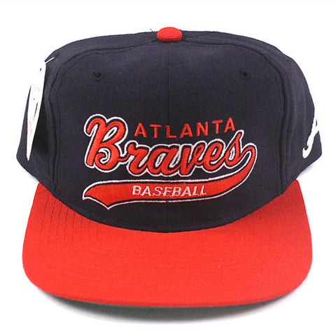 atlanta braves pinstripe hat