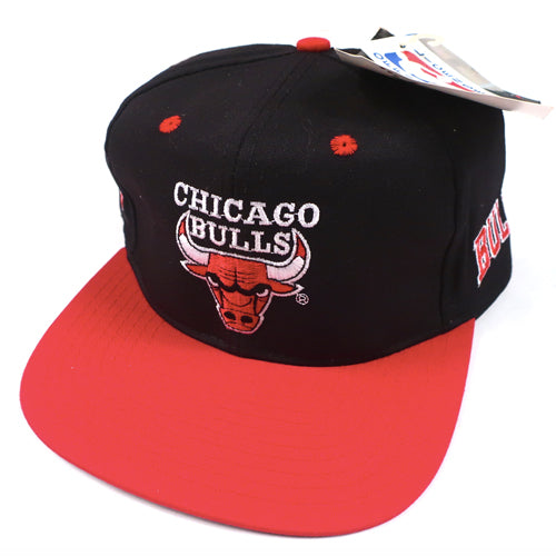 Vintage Chicago Bulls Snapback Hat 90s NBA Basketball Jordan Pippen ...