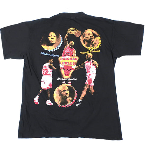 Vintage Chicago Bulls 72 Wins 1996 T-Shirt NBA Basketball Pippen Rodman ...