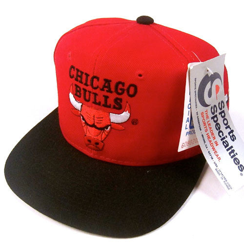 Vintage Chicago Bulls Sports Specialties Snapback Hat NWT Jordan Pippen ...