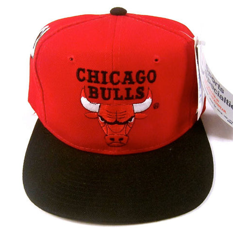 Vintage Chicago Bulls Sports Specialties Snapback Hat NWT Jordan Pippen ...