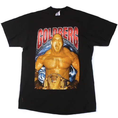 Vintage Goldberg WCW T-shirt WWF 90s Wrestling – For All To Envy