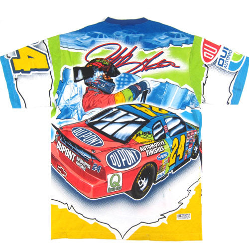 Vintage Jeff Gordon Nascar T-shirt 90s 1999 Dupont Racing – For All To Envy