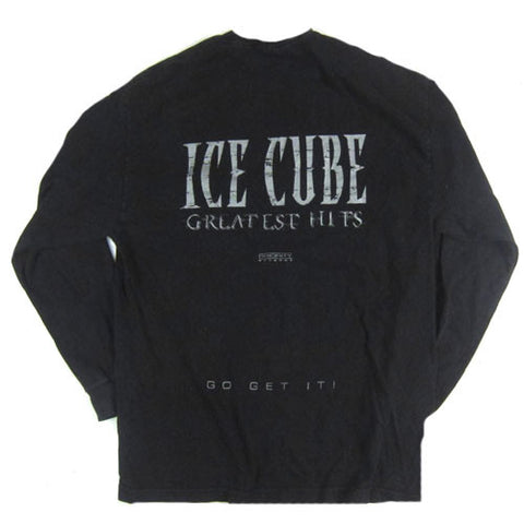 Vintage Ice Cube Greatest Hits Long Sleeve T Shirt Hip Hop Rap Supreme For All To Envy