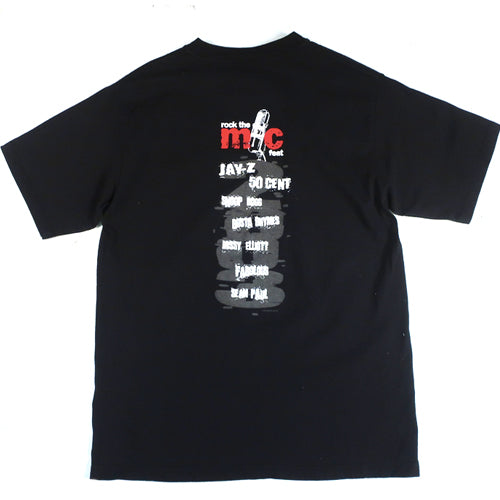 Vintage Jay-Z 50 Cent Rock the Mic T-shirt Hip Hop Rap Tees 2003 – For ...