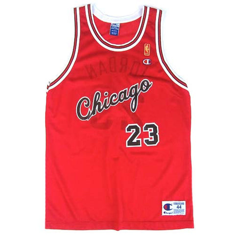 Vintage Michael Jordan Chicago Bulls Champion Jersey 90s NBA Basketball ...