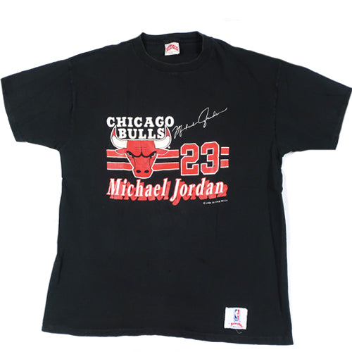 Vintage Michael Jordan Bulls T-shirt 1989 Nike IV Chicago Nutmeg NBA ...