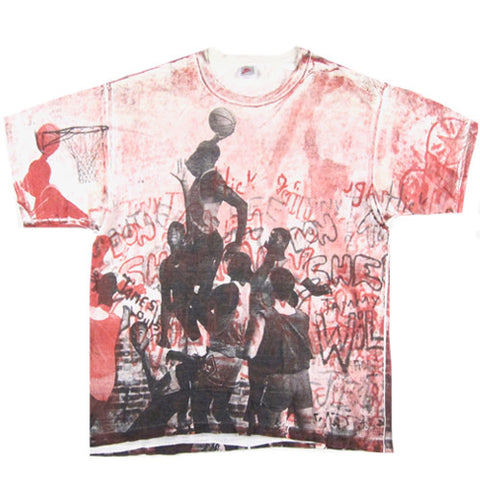 Vintage Michael Jordan Nike Playground T-shirt Chicago Bulls NBA