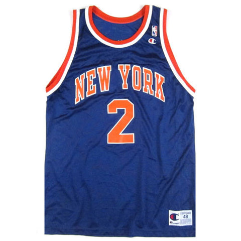 Vintage Larry Johnson New York Knicks Champion Jersey 90s NBA ...