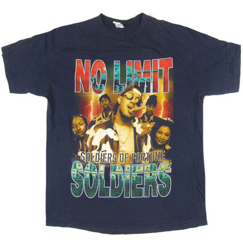 Vintage No Limit Soldiers Master P T-Shirt Silkk the Shocker C-Murder ...