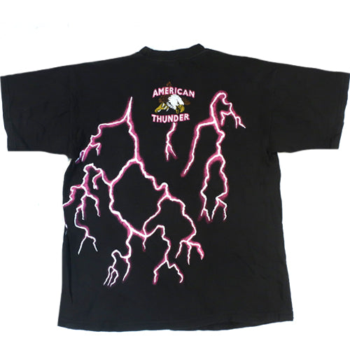 Vintage American Thunder Pitbull T-Shirt 90s Lightning Dog – For All To ...